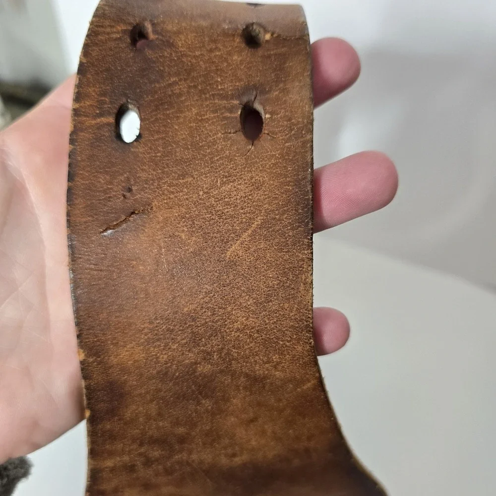 Vintage REEBOK by Cardillo Tan Leather 45X6